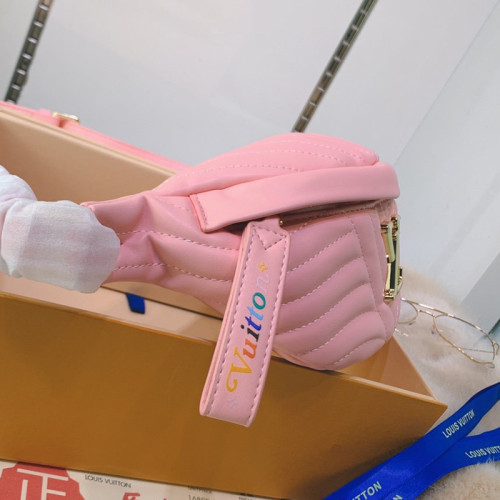 Louis Vuitton Womens Bags Luxury Brand Fashion Waist Bags LOUIS VUITTON NEW WAVE BUMBAG Rose