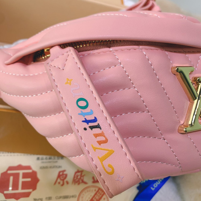 Louis Vuitton Womens Bags Luxury Brand Fashion Waist Bags LOUIS VUITTON NEW WAVE BUMBAG Rose