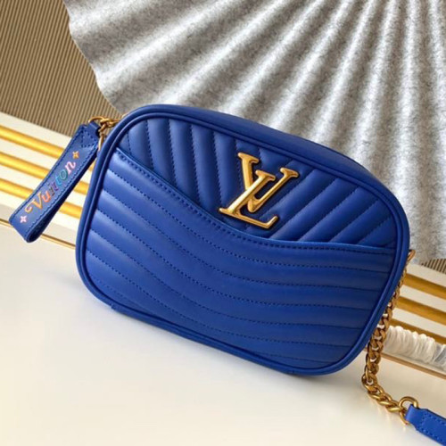 Louis Vuitton Womens Bags Luxury Brand Fashion LOUIS VUITTON NEW WAVE CAMERA BAG Neon Blue M53901