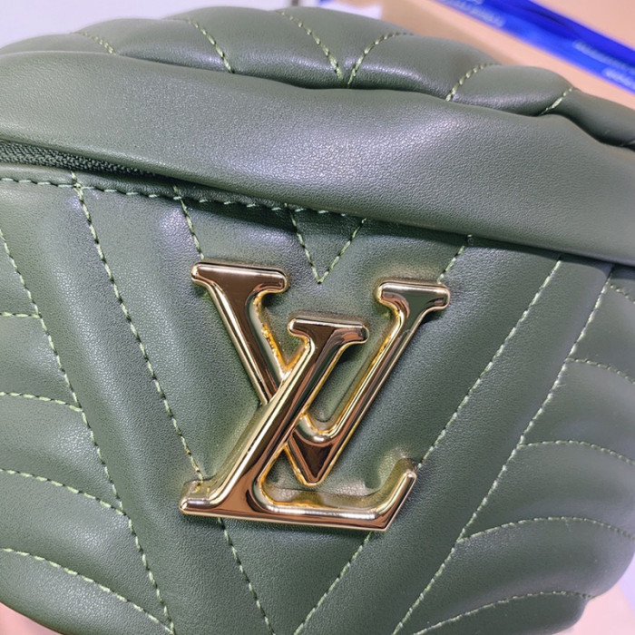 Louis Vuitton Womens Bags Luxury Brand Fashion Waist Bags LOUIS VUITTON NEW WAVE BUMBAG Kaki M55528