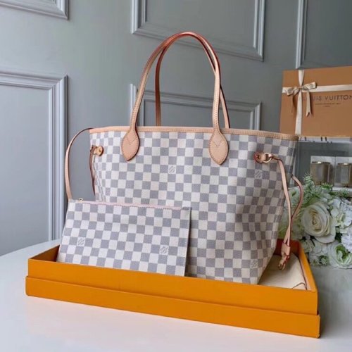 Louis Vuitton Womens Bags Luxury Brand Fashion Type NEVERFULL MM Ballerina Handbags N41605