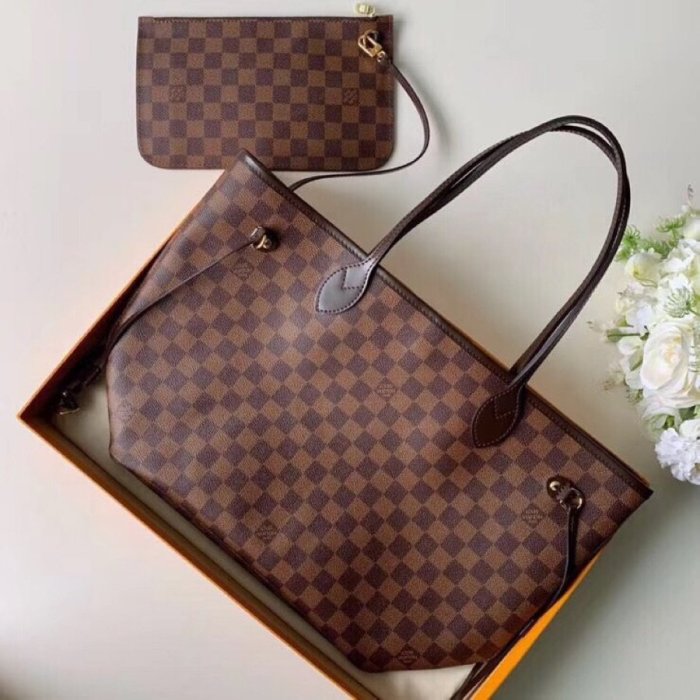Louis Vuitton Womens Bags Luxury Brand Fashion Type NEVERFULL MM Cherry N41358