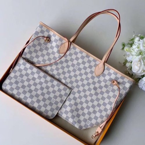 Louis Vuitton Womens Bags Luxury Brand Fashion Type NEVERFULL MM Ballerina Handbags N41605