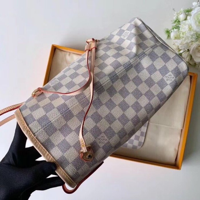Louis Vuitton Womens Bags Luxury Brand Fashion Type NEVERFULL MM Ballerina Handbags N41605