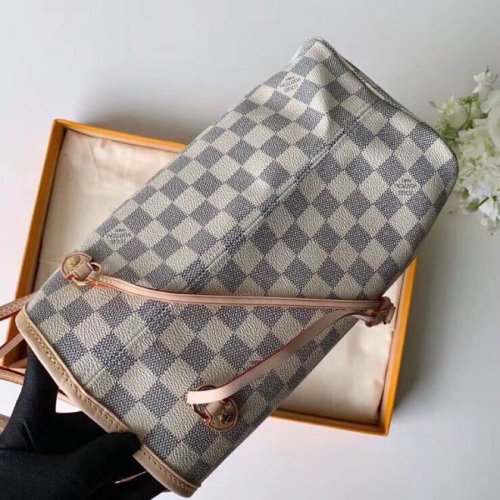 Louis Vuitton Womens Bags Luxury Brand Fashion Type NEVERFULL MM Beige N41361