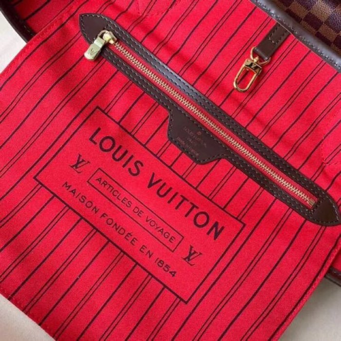 Louis Vuitton Womens Bags Luxury Brand Fashion Type NEVERFULL MM Cherry N41358