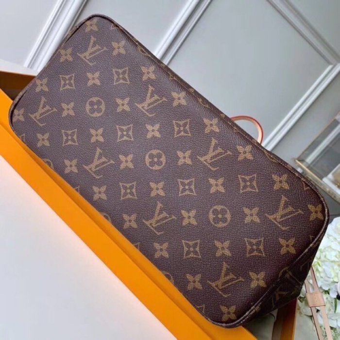 Louis Vuitton Womens Bags Luxury Brand Fashion Type NEVERFULL MM Pivoine Pink Handbags M41178 Monogram Canvas