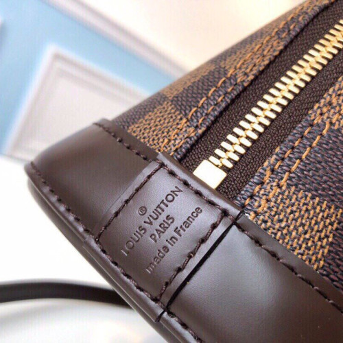 Louis Vuitton Womens Bags Luxury Brand Fashion Type ALMA BB Damier Ebene N41221