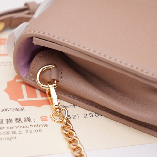 Louis Vuitton Womens Bags Luxury Brand Fashion Type LOCKME CLUTCH Greige Wallet Purse M56087