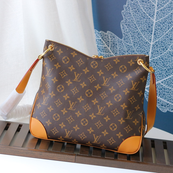 Louis Vuitton Womens Bags Luxury Brand Fashion Type ODÉON MM Natural Monogram coated canvas M45355 with Original Box