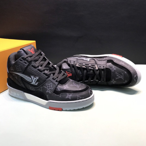 Louis Vuitton Men Shoes Fashion Design Luxury Brand LV TRAINER SNEAKER Monogram Eclipse 1A8AAA
