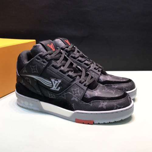 Louis Vuitton Men Shoes Fashion Design Luxury Brand LV TRAINER SNEAKER Monogram Eclipse 1A8AAA