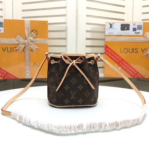 Louis Vuitton Womens Bags Luxury Brand Crossbody Bags NANO NOE Monogram M41346