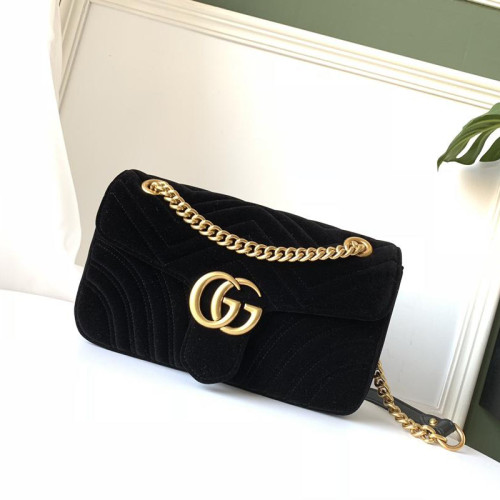 Gucci Womens Bag Crossbody Luxury GG Marmont Small Shoulder Bag Leather Luxury Brand