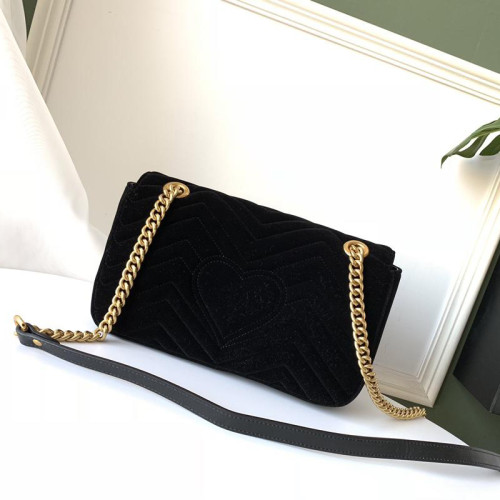 Gucci Womens Bag Crossbody Luxury GG Marmont Small Shoulder Bag Leather Luxury Brand