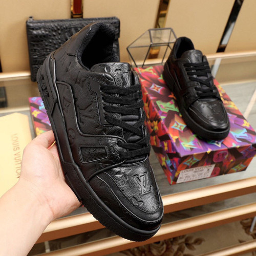 Louis Vuitton Men Shoes Fashion Sneakers Breathable LV TRAINER SNEAKER 1A7WEP