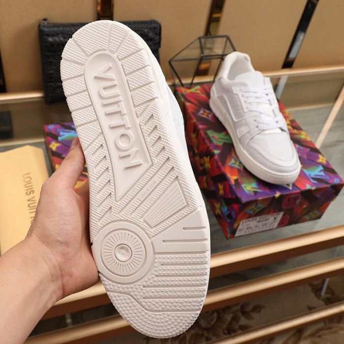 Louis Vuitton Men Shoes Fashion Sneakers Breathable LV TRAINER SNEAKER Luxury Brand