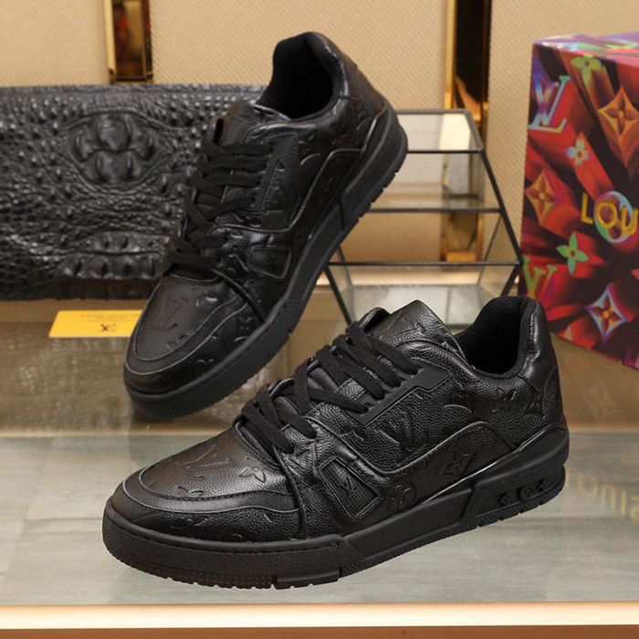 Louis Vuitton Men Shoes Fashion Sneakers Breathable LV TRAINER SNEAKER 1A7WEP