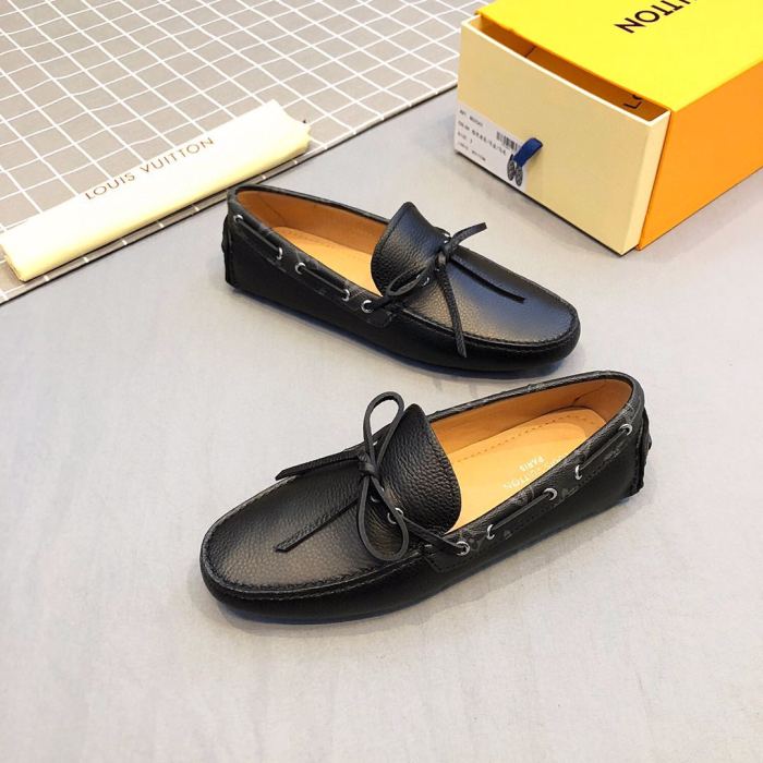 Louis Vuitton Men Shoes Fashion Casual Design Slip On Design Leather MOCASSIN