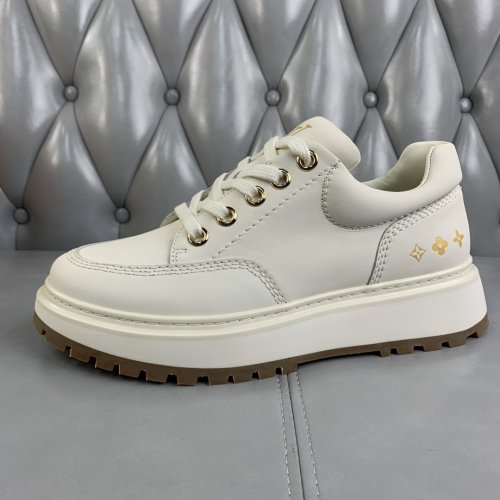 Louis Vuitton Men Shoes Fashion Casual Design Fashion Sneakers Luxury ABBESSES DERBY White 1A7WLY