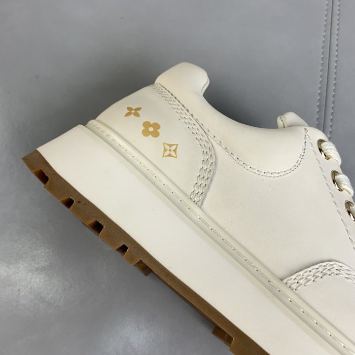 Louis Vuitton Men Shoes Fashion Casual Design Fashion Sneakers Luxury ABBESSES DERBY White 1A7WLY