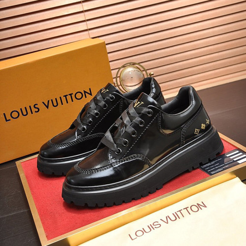 Louis Vuitton Men Shoes Fashion Casual Design Fashion Sneakers Luxury ABBESSES DERBY Black 1A5XKK