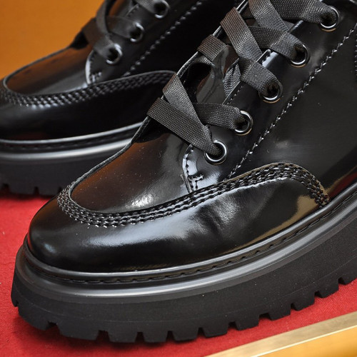 Louis Vuitton Men Shoes Fashion Casual Design Fashion Sneakers Luxury ABBESSES DERBY Black 1A5XKK