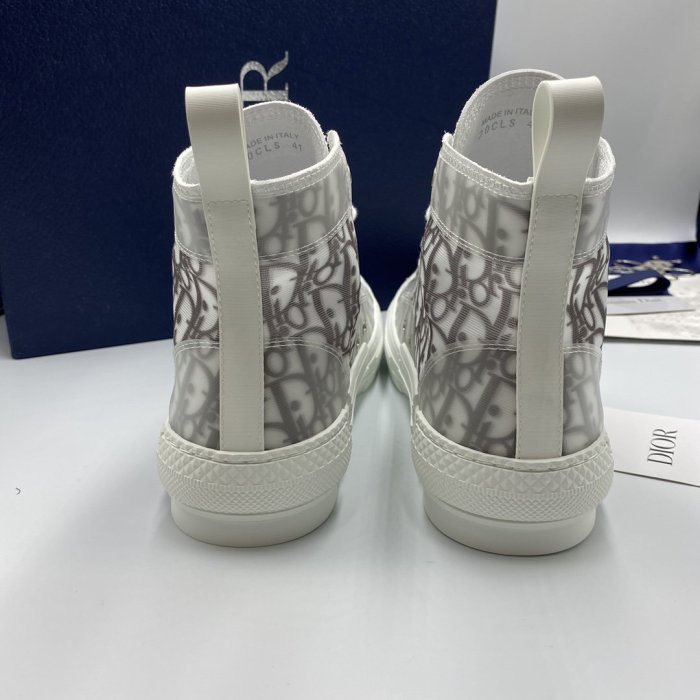 Dior Women Shoes Luxury Design Fashion Type Breathable Sneaker B23 High Top Design