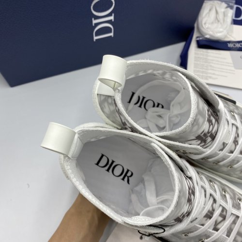 Dior Women Shoes Luxury Design Fashion Type Breathable Sneaker B23 High Top Design