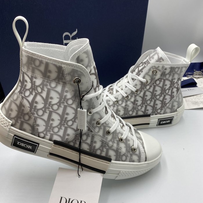 Dior Women Shoes Luxury Design Fashion Type Breathable Sneaker B23 High Top Design