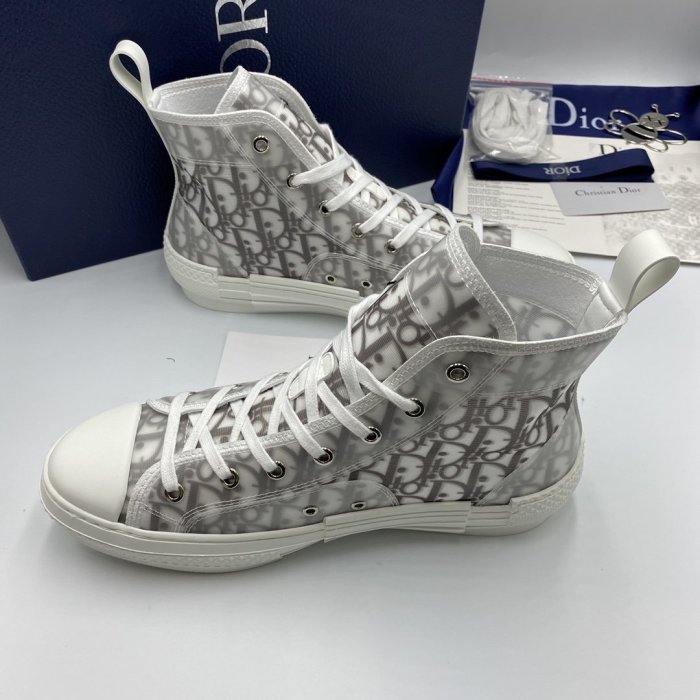 Dior Women Shoes Luxury Design Fashion Type Breathable Sneaker B23 High Top Design