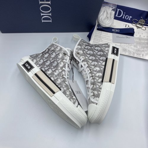 Dior Women Shoes Luxury Design Fashion Type Breathable Sneaker B23 High Top Design
