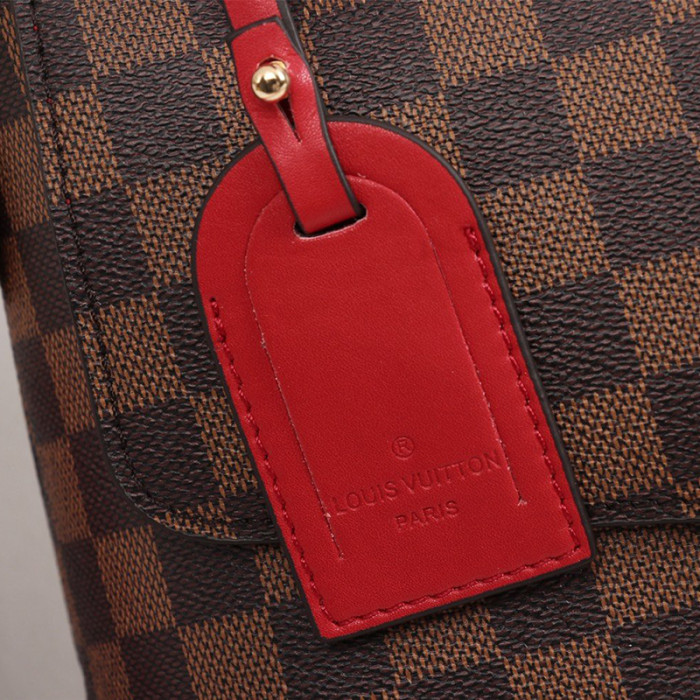 Louis Vuitton Womens Bags Handbags Luxury Brand Crossbody Bag BEAUBOURG MM Scarlet N40176