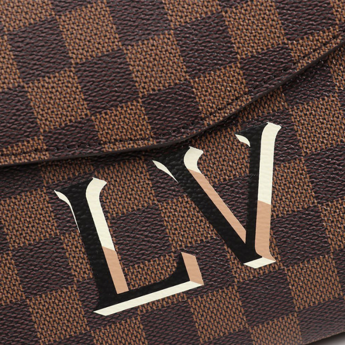 Louis Vuitton Womens Bags Handbags Luxury Brand Crossbody Bag BEAUBOURG MM Black N40177