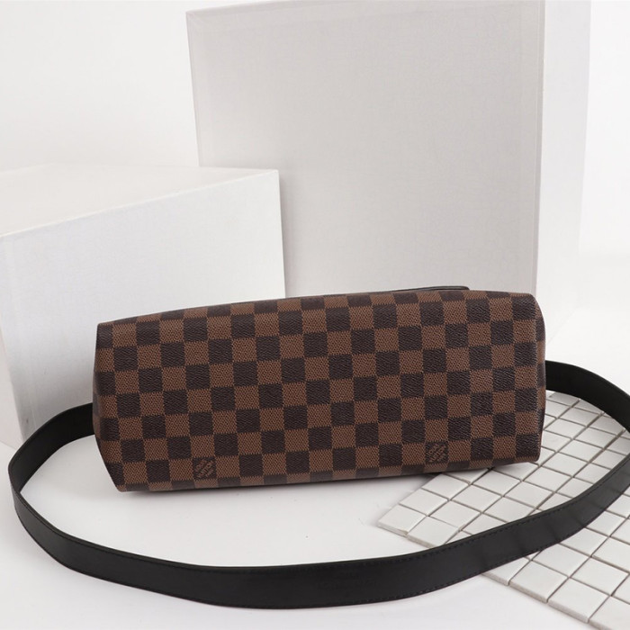 Louis Vuitton Womens Bags Handbags Luxury Brand Crossbody Bag BEAUBOURG MM Black N40177