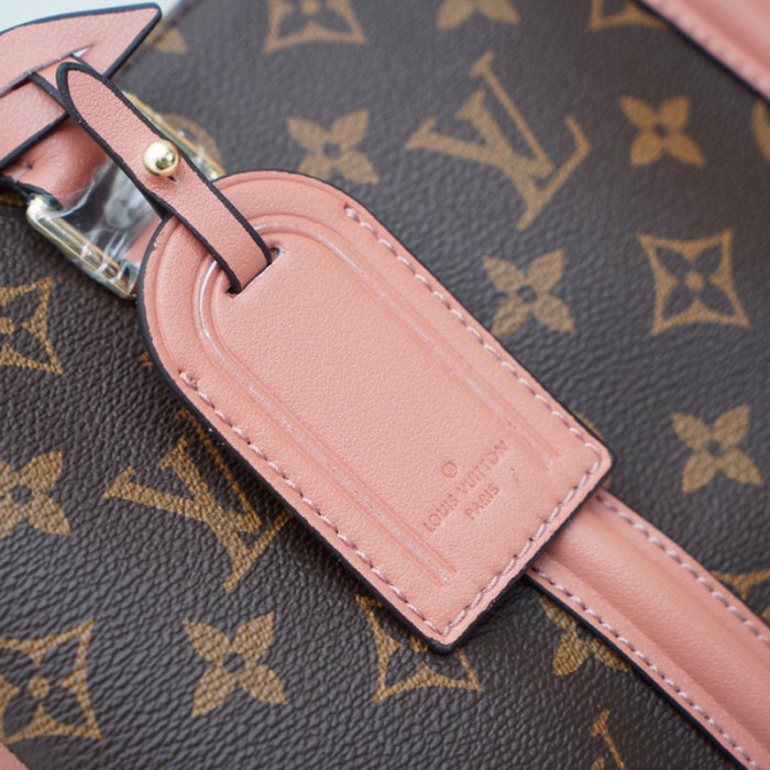 Louis Vuitton Womens Bags Handbags Luxury Crossbody Bag SOUFFLOT BB Monogram Canvas Colored Leather