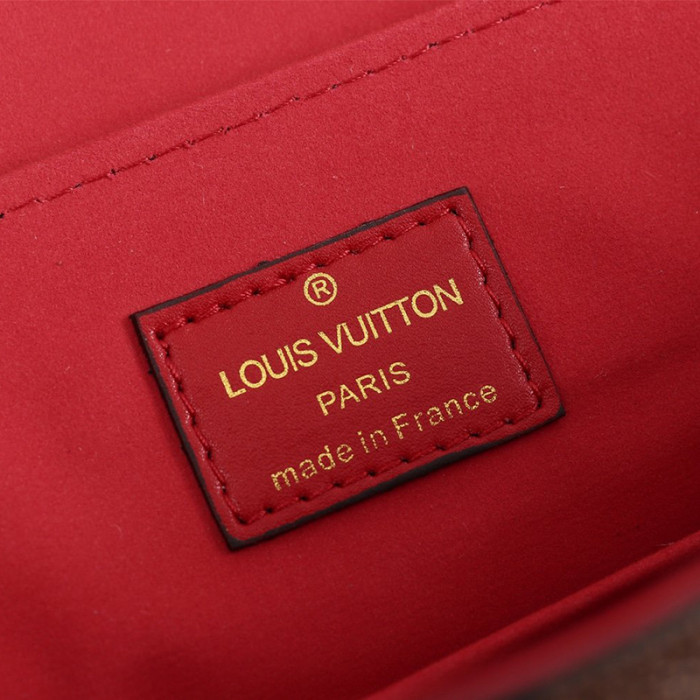Louis Vuitton Womens Bags Handbags Luxury Brand Crossbody Bag BEAUBOURG MM Scarlet N40176