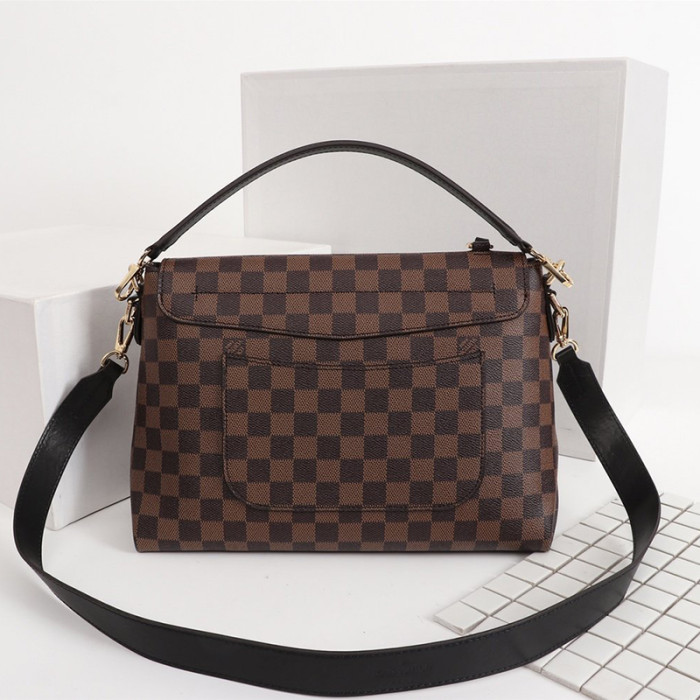 Louis Vuitton Womens Bags Handbags Luxury Brand Crossbody Bag BEAUBOURG MM Black N40177
