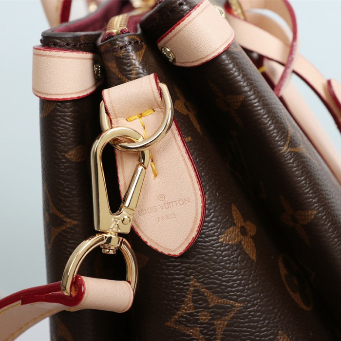 Louis Vuitton Womens Bags Handbags Luxury Crossbody Bag SOUFFLOT BB Monogram Canvas Natural Leather M44815