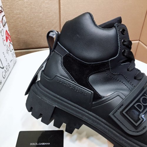 Dolce&Gabbana Men Shoes Boots Luxury Brand Mens Ankle Boot Outdoor Design