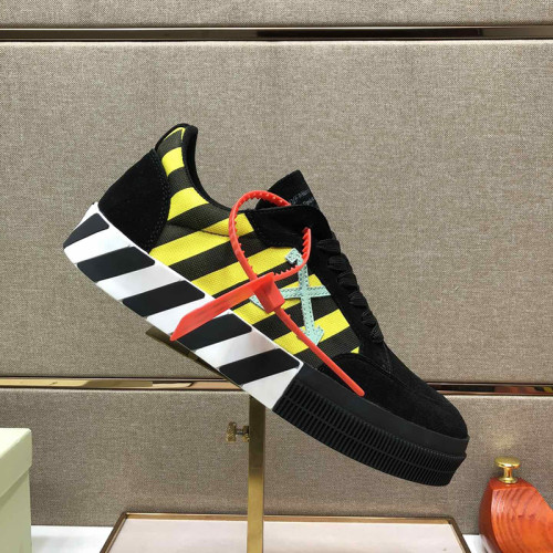 Off-White Men Shoes Sneakers Luxury Brand LOW VULCANIZED SNEAKERS Low-Tops