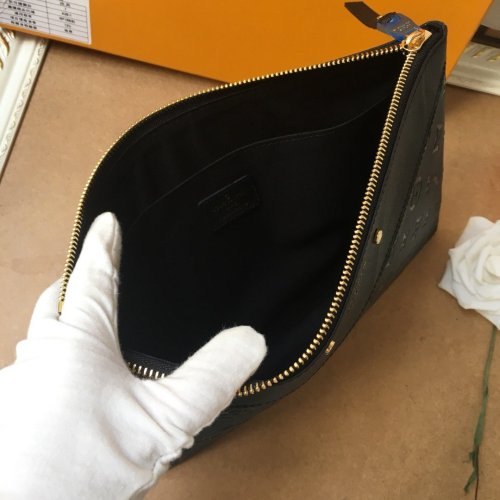 Louis Vuitton Womens Clutch Wallet Purse Bags Luxury Fashion Type DAILY POUCH Monogram Empreinte Leather M62937