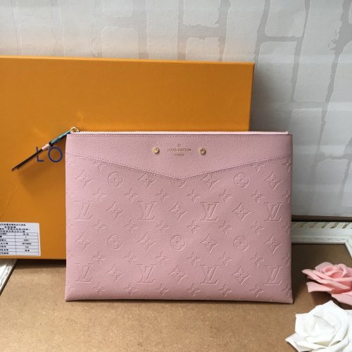 Louis Vuitton Womens Clutch Wallet Purse Bags Luxury Fashion Type DAILY POUCH Monogram Empreinte Leather