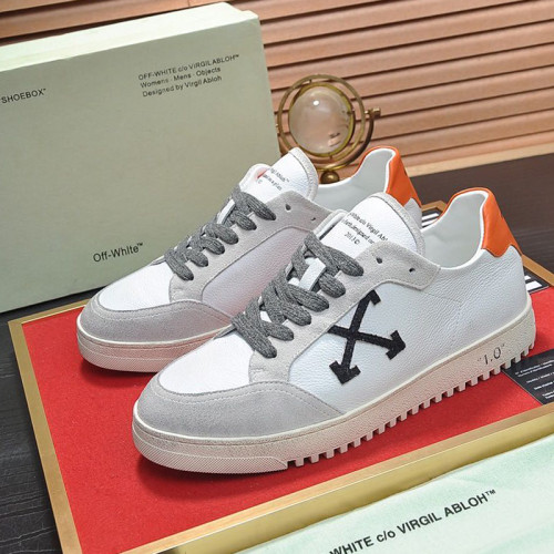 Off-White Men Shoes Sneakers Luxury Brand LOW VULCANIZED SNEAKERS Low-Tops