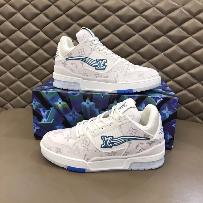 Louis Vuitton Men Shoes Fashion Design Luxury Brand LV TRAINER SNEAKER