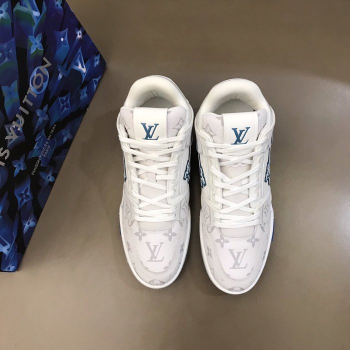 Louis Vuitton Men Shoes Fashion Design Luxury Brand LV TRAINER SNEAKER
