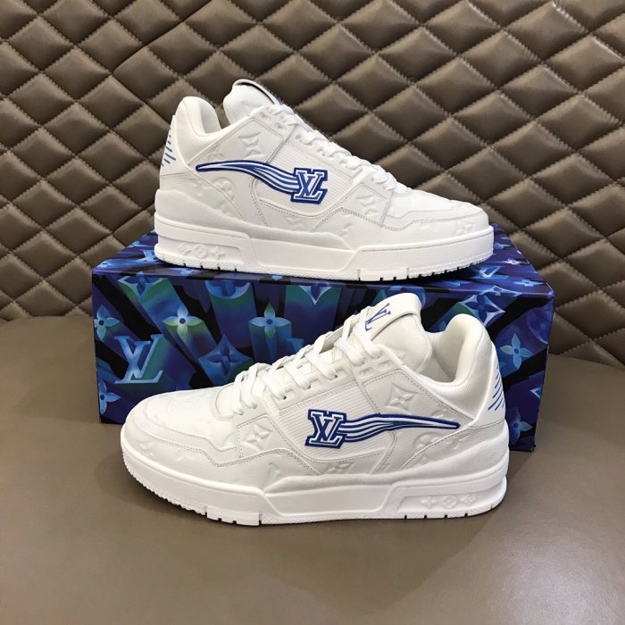 Louis Vuitton Men Shoes Fashion Design Luxury Brand LV TRAINER SNEAKER