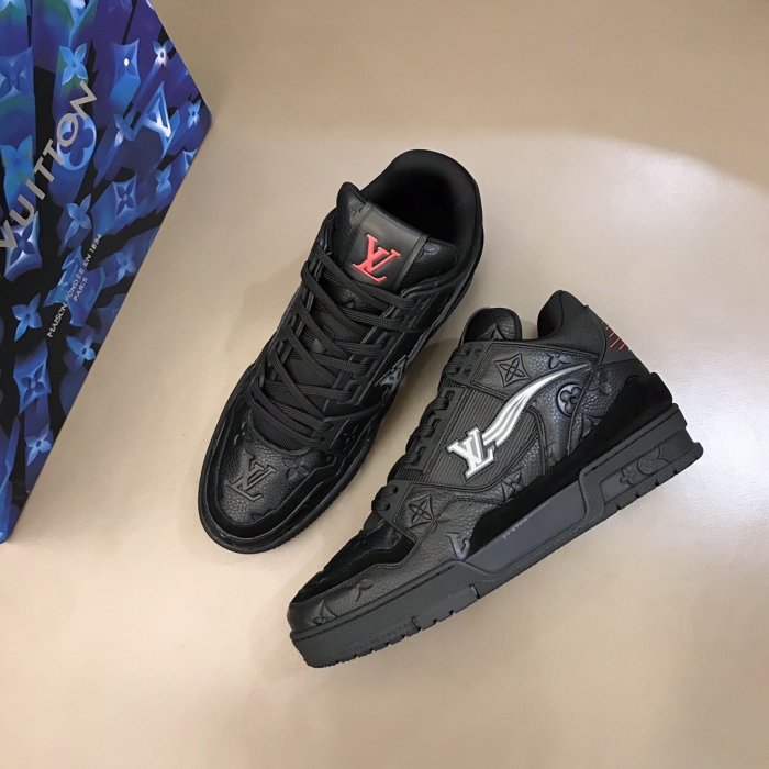 Louis Vuitton Men Shoes Fashion Design Luxury Brand LV TRAINER SNEAKER