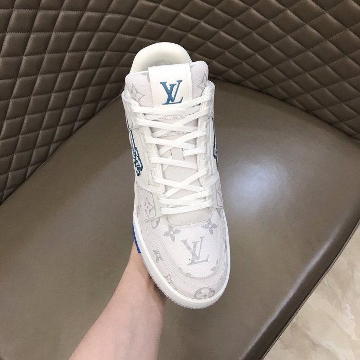 Louis Vuitton Men Shoes Fashion Design Luxury Brand LV TRAINER SNEAKER