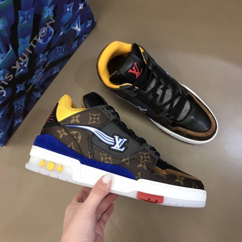 Louis Vuitton Men Shoes Fashion Design Luxury Brand LV TRAINER SNEAKER 1A8AAS